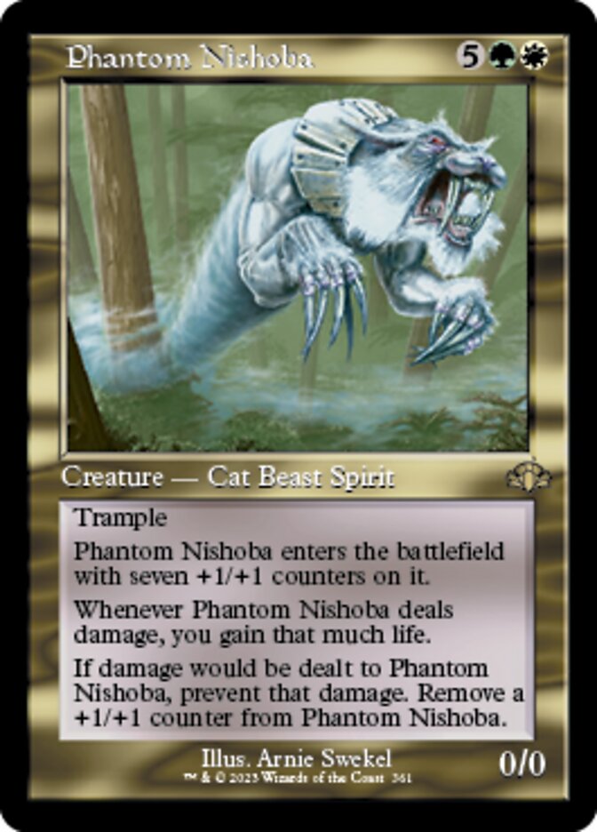 Phantom Nishoba (Retro) [Dominaria Remastered] | Jomio and Rueliete's Cards and Comics
