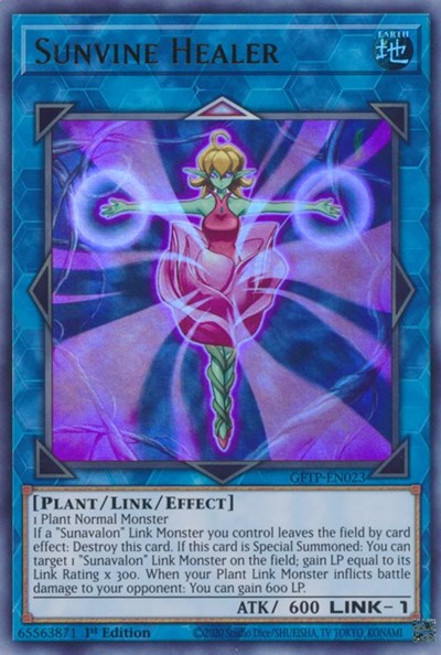 Sunvine Healer [GFTP-EN023] Ultra rare | Jomio and Rueliete's Cards and Comics