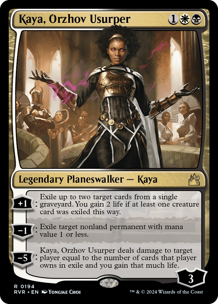 Kaya, Orzhov Usurper [Ravnica Remastered] | Jomio and Rueliete's Cards and Comics