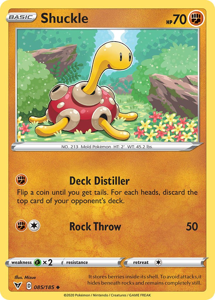 Shuckle (085/185) [Sword & Shield: Vivid Voltage] | Jomio and Rueliete's Cards and Comics