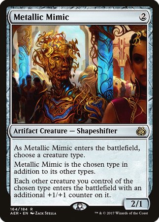 Metallic Mimic [Aether Revolt] | Jomio and Rueliete's Cards and Comics