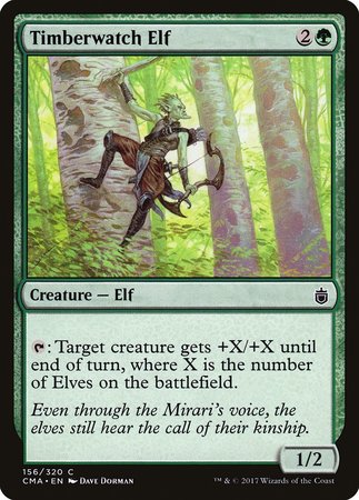 Timberwatch Elf [Commander Anthology] | Jomio and Rueliete's Cards and Comics