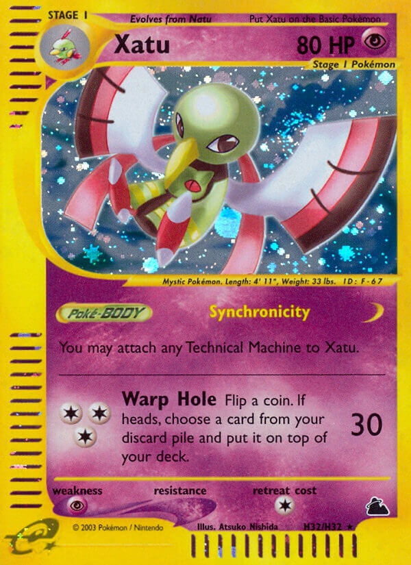 Xatu (H32/H32) [Skyridge] | Jomio and Rueliete's Cards and Comics