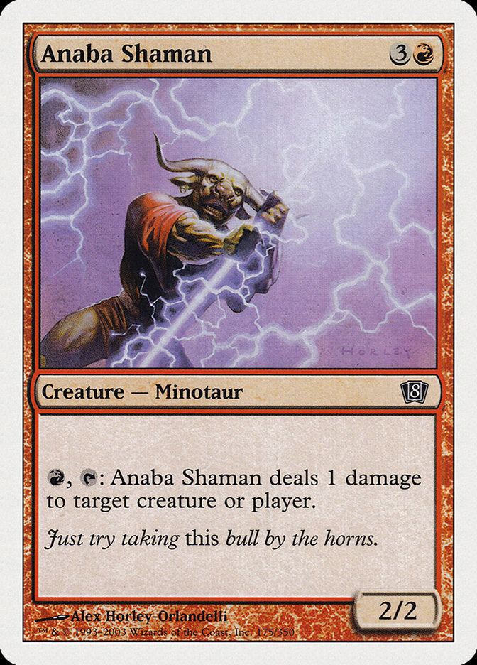 Anaba Shaman [Eighth Edition] | Jomio and Rueliete's Cards and Comics