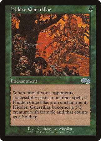 Hidden Guerrillas [Urza's Saga] | Jomio and Rueliete's Cards and Comics