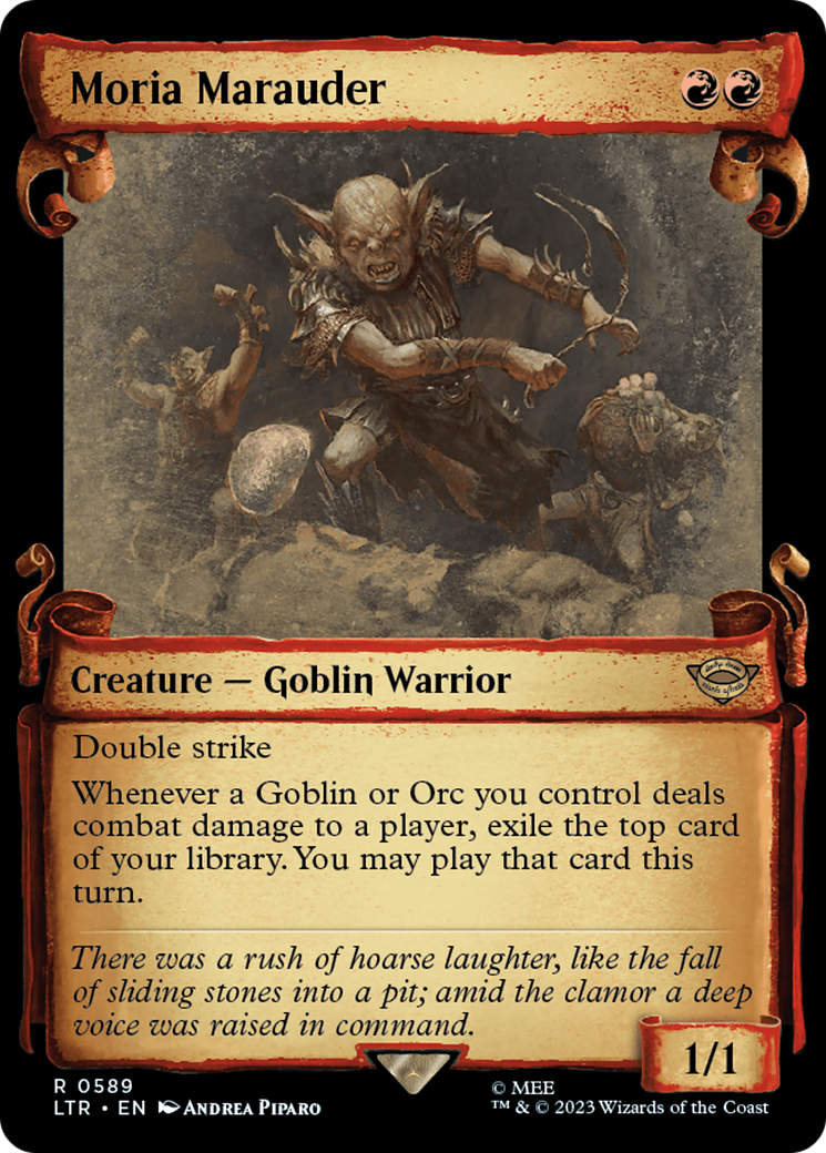 Moria Marauder [The Lord of the Rings: Tales of Middle-Earth Showcase Scrolls] | Jomio and Rueliete's Cards and Comics