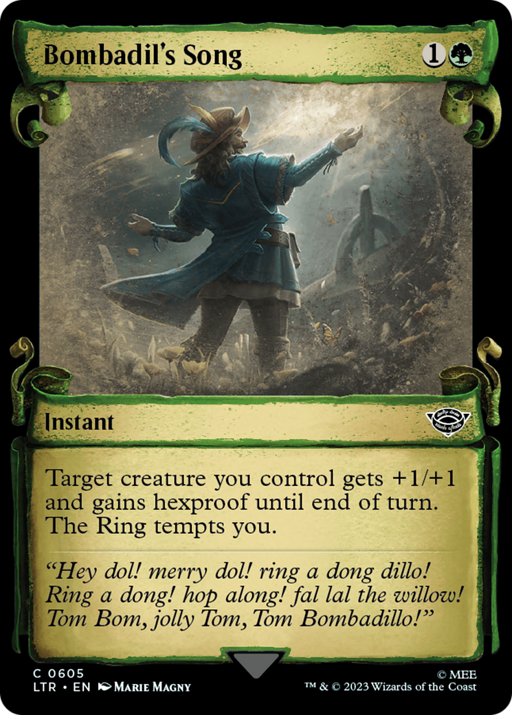 Bombadil's Song [The Lord of the Rings: Tales of Middle-Earth Showcase Scrolls] | Jomio and Rueliete's Cards and Comics