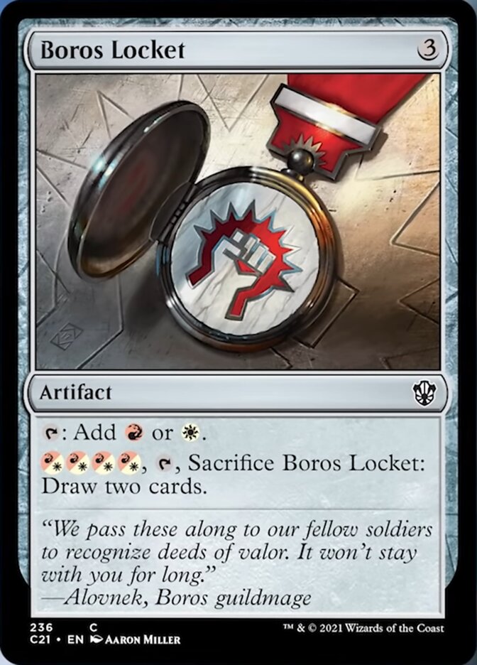 Boros Locket [Commander 2021] | Jomio and Rueliete's Cards and Comics