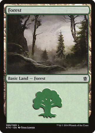 Forest (268) [Khans of Tarkir] | Jomio and Rueliete's Cards and Comics