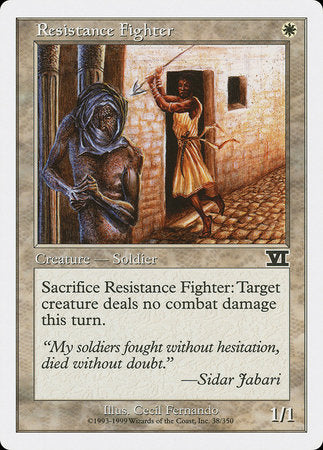 Resistance Fighter [Classic Sixth Edition] | Jomio and Rueliete's Cards and Comics