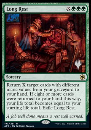 Long Rest (Promo Pack) [Dungeons & Dragons: Adventures in the Forgotten Realms Promos] | Jomio and Rueliete's Cards and Comics