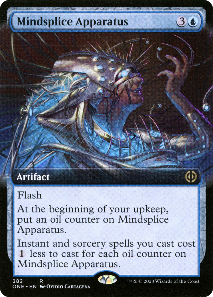 Mindsplice Apparatus (Extended Art) [Phyrexia: All Will Be One] | Jomio and Rueliete's Cards and Comics