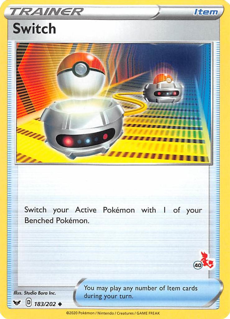 Switch (183/202) (Cinderace Stamp #40) [Battle Academy 2022] | Jomio and Rueliete's Cards and Comics