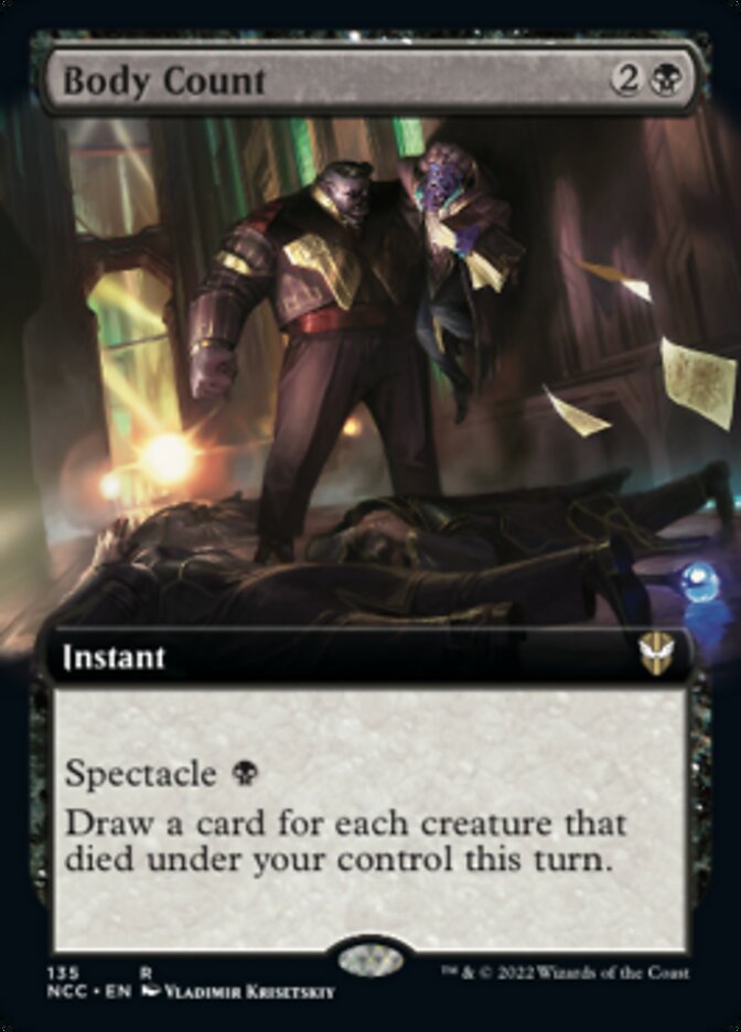 Body Count (Extended Art) [Streets of New Capenna Commander] | Jomio and Rueliete's Cards and Comics