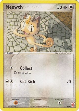 Meowth (4/12) [EX: Trainer Kit 2 - Plusle] | Jomio and Rueliete's Cards and Comics