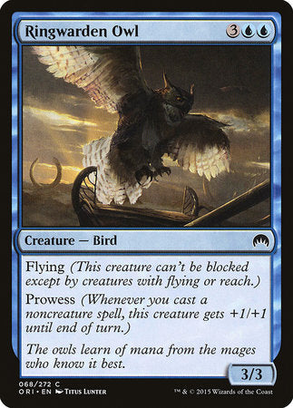 Ringwarden Owl [Magic Origins] | Jomio and Rueliete's Cards and Comics