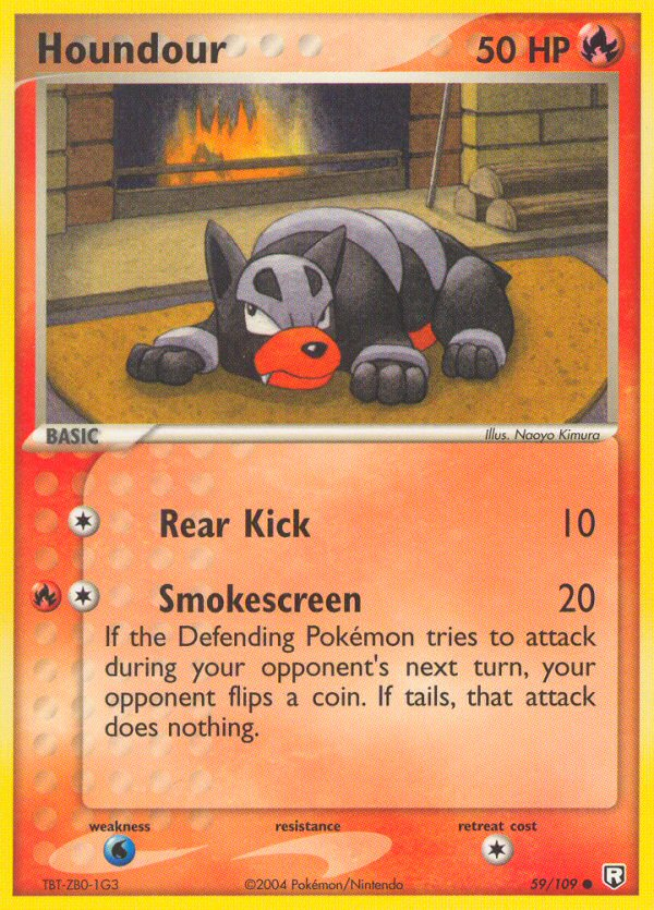Houndour (59/109) [EX: Team Rocket Returns] | Jomio and Rueliete's Cards and Comics