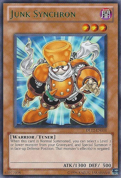 Junk Synchron (Green) [DL12-EN010] Rare | Jomio and Rueliete's Cards and Comics