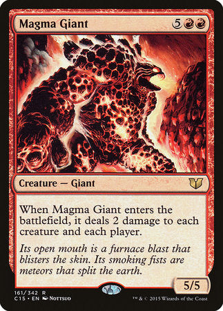 Magma Giant [Commander 2015] | Jomio and Rueliete's Cards and Comics