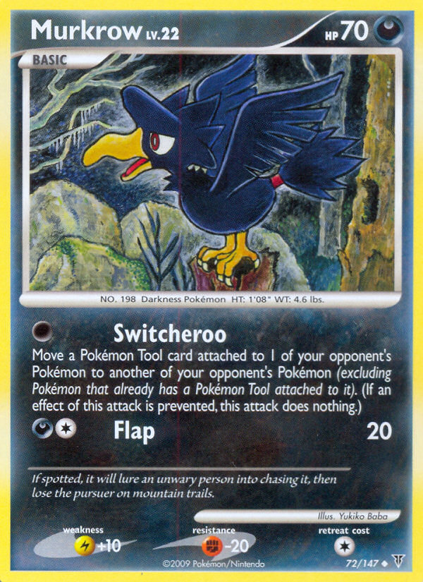 Murkrow (72/147) [Platinum: Supreme Victors] | Jomio and Rueliete's Cards and Comics