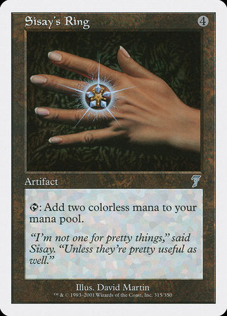 Sisay's Ring [Seventh Edition] | Jomio and Rueliete's Cards and Comics