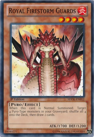 Royal Firestorm Guards [SDOK-EN012] Common | Jomio and Rueliete's Cards and Comics