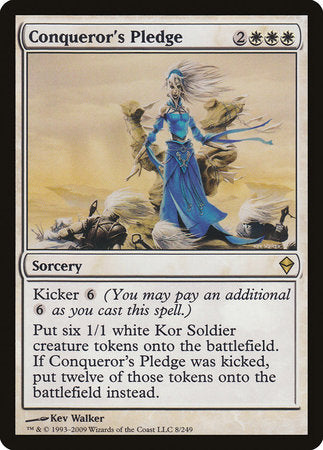 Conqueror's Pledge [Zendikar] | Jomio and Rueliete's Cards and Comics