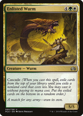 Enlisted Wurm [Planechase Anthology] | Jomio and Rueliete's Cards and Comics