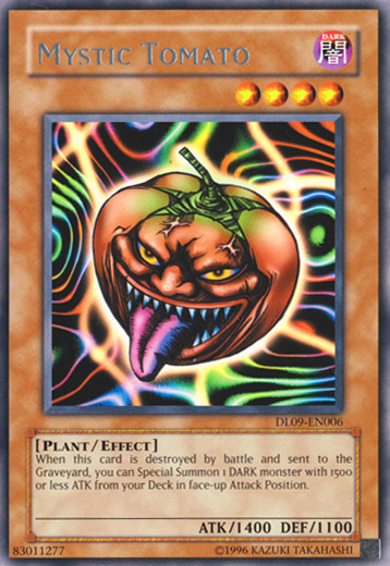 Mystic Tomato (Silver) [DL09-EN006] Rare | Jomio and Rueliete's Cards and Comics