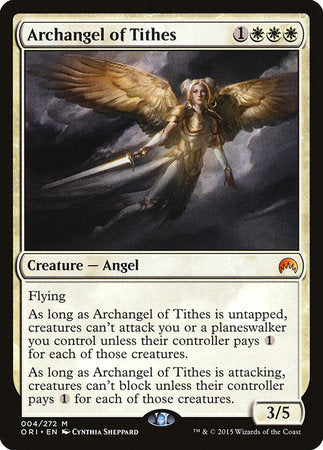 Archangel of Tithes [Magic Origins] | Jomio and Rueliete's Cards and Comics