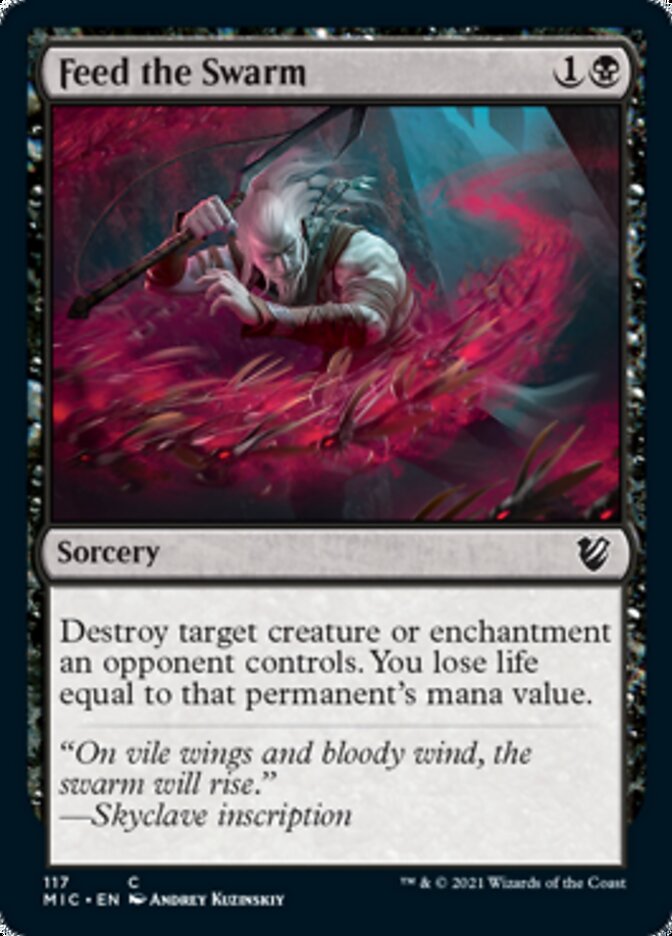 Feed the Swarm [Innistrad: Midnight Hunt Commander] | Jomio and Rueliete's Cards and Comics