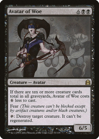 Avatar of Woe [Commander 2011] | Jomio and Rueliete's Cards and Comics