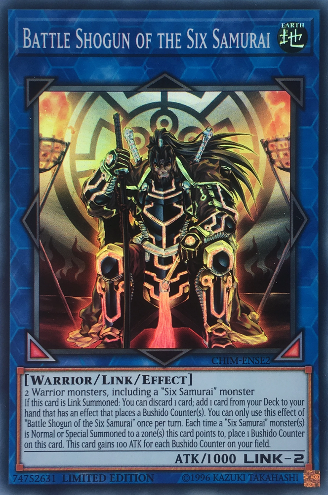 Battle Shogun of the Six Samurai [CHIM-ENSE2] Super Rare | Jomio and Rueliete's Cards and Comics