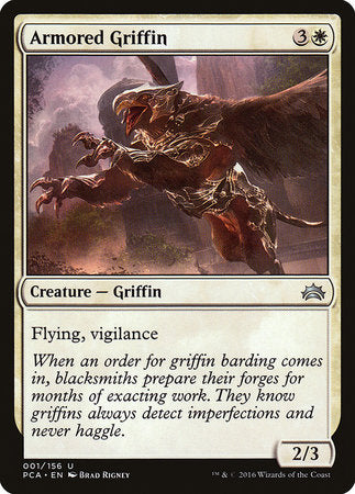 Armored Griffin [Planechase Anthology] | Jomio and Rueliete's Cards and Comics