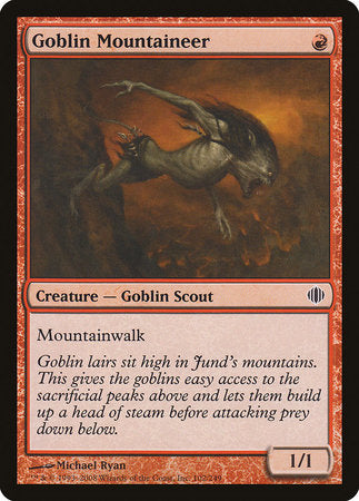 Goblin Mountaineer [Shards of Alara] | Jomio and Rueliete's Cards and Comics