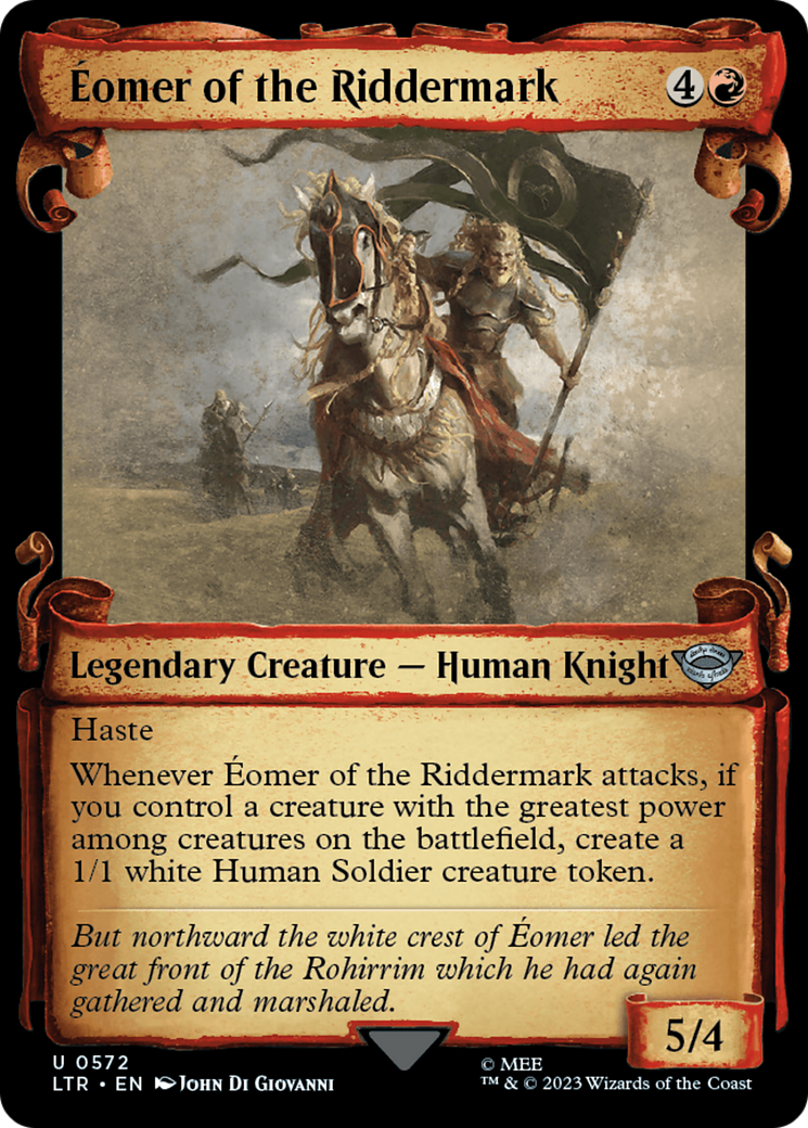 Eomer of the Riddermark [The Lord of the Rings: Tales of Middle-Earth Showcase Scrolls] | Jomio and Rueliete's Cards and Comics