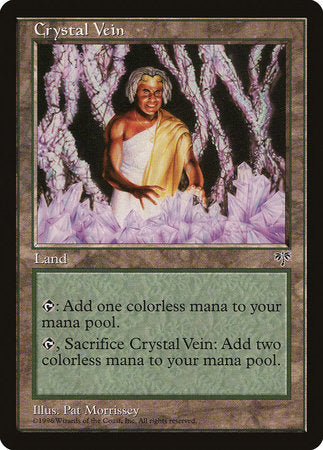 Crystal Vein [Mirage] | Jomio and Rueliete's Cards and Comics
