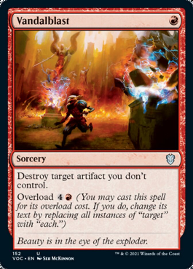 Vandalblast [Innistrad: Crimson Vow Commander] | Jomio and Rueliete's Cards and Comics