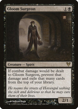 Gloom Surgeon [Avacyn Restored] | Jomio and Rueliete's Cards and Comics