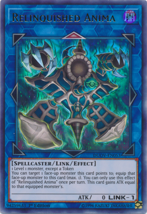 Relinquished Anima [DUOV-EN053] Ultra Rare | Jomio and Rueliete's Cards and Comics