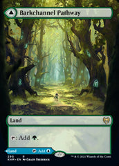 Barkchannel Pathway // Tidechannel Pathway (Borderless Alternate Art) [Kaldheim] | Jomio and Rueliete's Cards and Comics