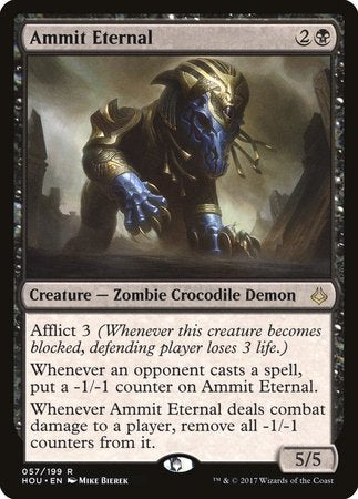 Ammit Eternal [Hour of Devastation] | Jomio and Rueliete's Cards and Comics