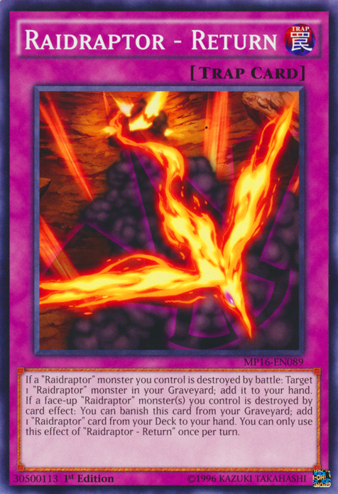 Raidraptor - Return [MP16-EN089] Common | Jomio and Rueliete's Cards and Comics