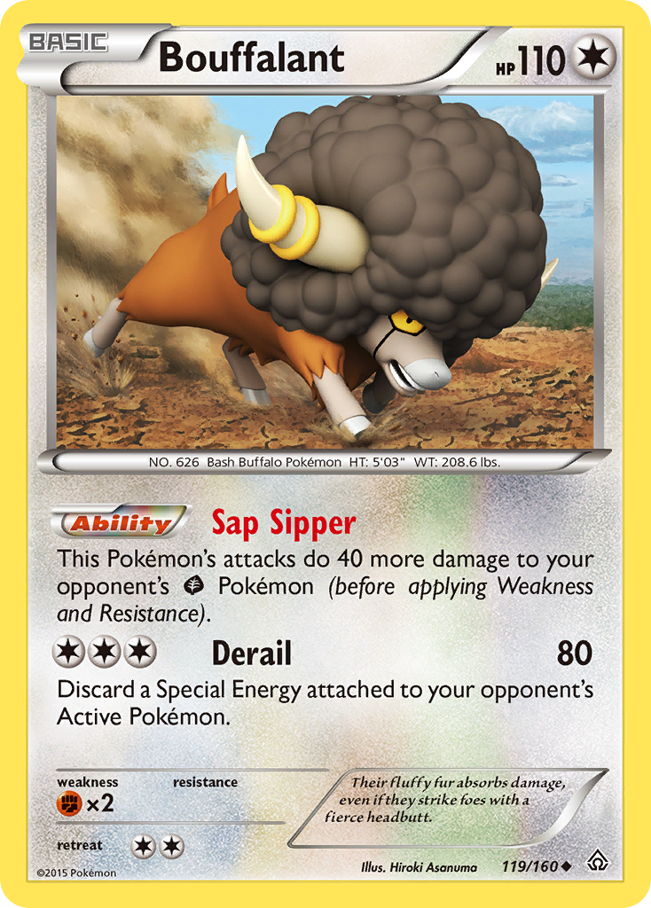 Bouffalant (119/160) [XY: Primal Clash] | Jomio and Rueliete's Cards and Comics