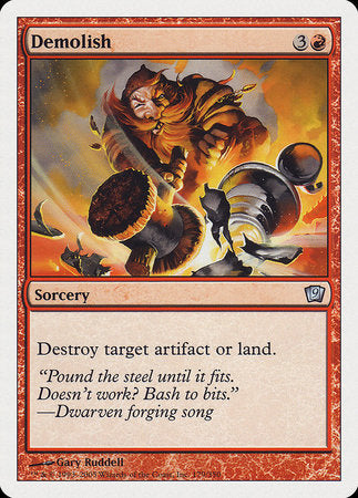 Demolish [Ninth Edition] | Jomio and Rueliete's Cards and Comics