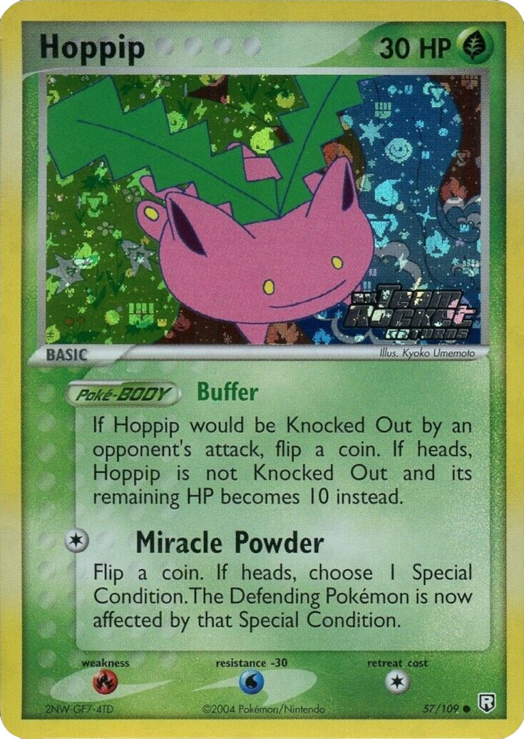 Hoppip (57/109) (Stamped) [EX: Team Rocket Returns] | Jomio and Rueliete's Cards and Comics
