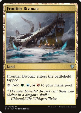 Frontier Bivouac [Commander 2017] | Jomio and Rueliete's Cards and Comics