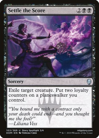 Settle the Score [Dominaria] | Jomio and Rueliete's Cards and Comics