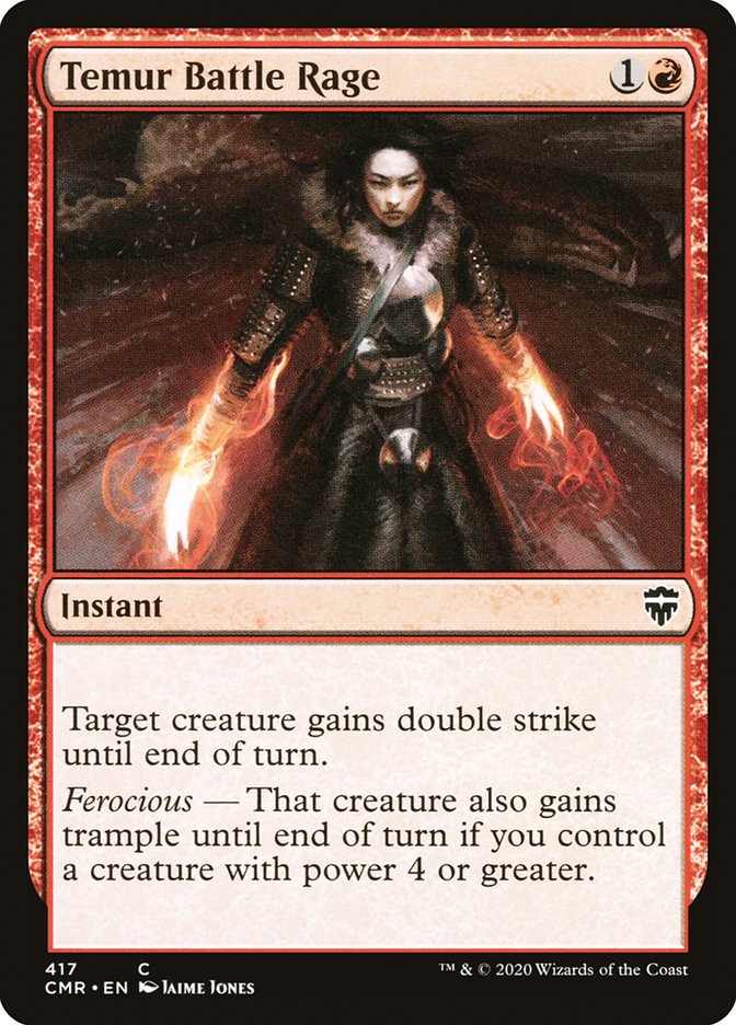Temur Battle Rage [Commander Legends] | Jomio and Rueliete's Cards and Comics