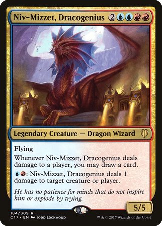 Niv-Mizzet, Dracogenius [Commander 2017] | Jomio and Rueliete's Cards and Comics